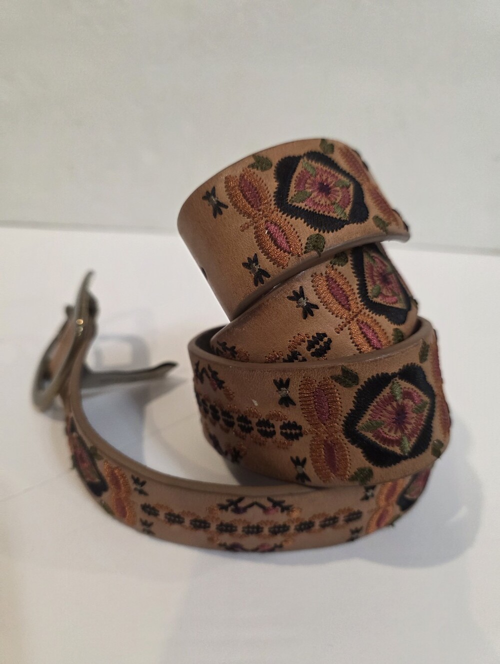 Fossil Women's Brown Leather Belt
